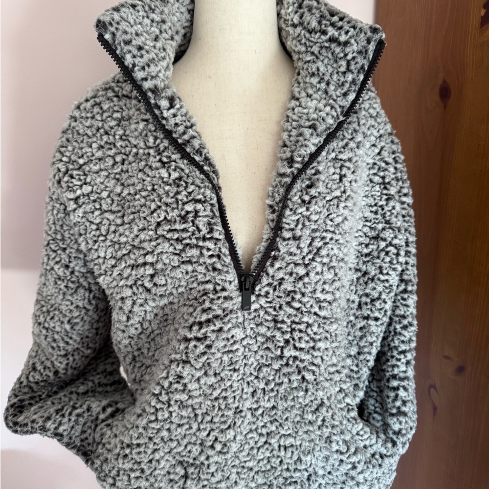 Express half zip Sherpa jacket